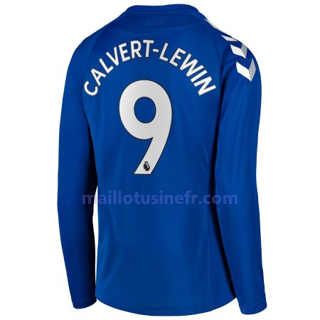 Maillot de Foot Everton Dominic Calvert-Lewin 9 Domicile 2020-21 Manches Longues